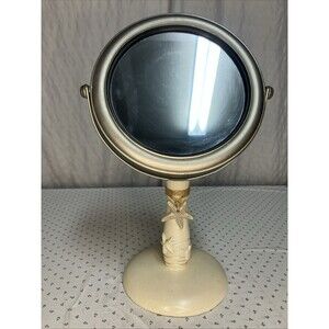 Beach Theme Star Fish Tropical Vanity Mirror Table Top 2 Side Magnify